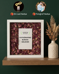 25X25 Fotoğraf Bölmeli Anı Çerçevesi Fotoğraf Hediyeli Beyaz