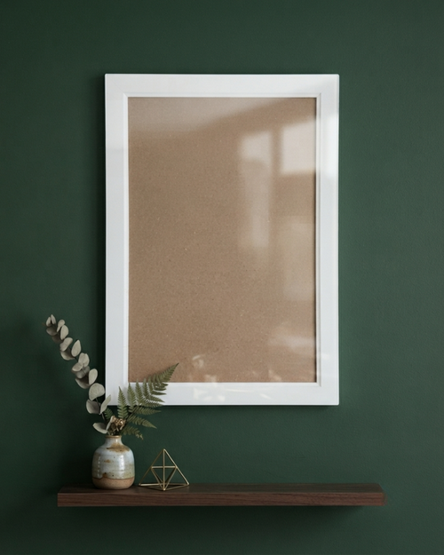 6 Lı Beyaz Plastik Çerçeve 21x30 A4 Boyut